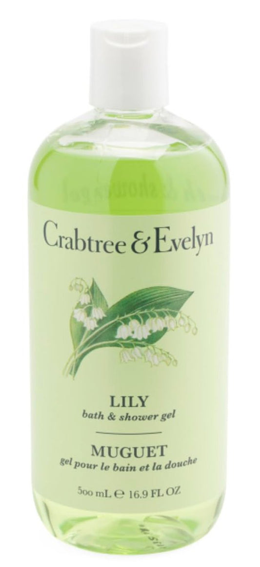 Crabtree & Evelyn Lily Bade- und Duschgel 16,9 oz – Sanfte Reinigung mit floralem Duft