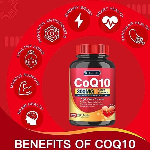 Quinovit CoQ10 300 mg mit PQQ & Shilajit – Starkes Antioxidans für Herz- & Gehirngesundheit und Energieproduktion – Hochabsorbierend mit Bioperin Coenzym Q10 – 120 Kapseln