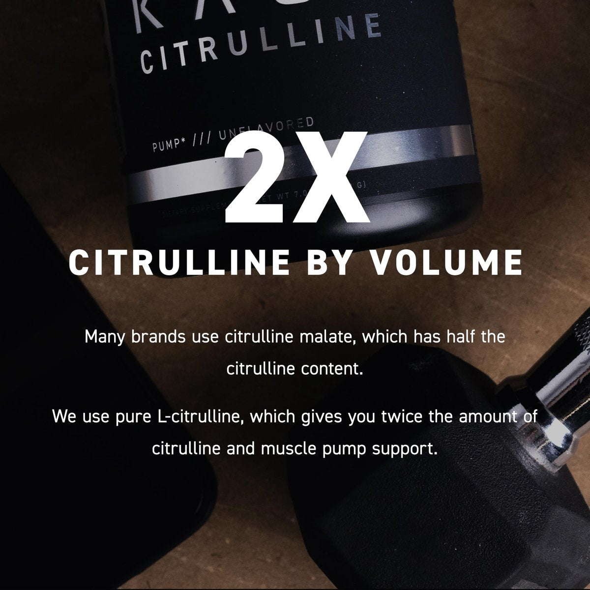 Kaged L-Citrullin Pulver | Ungeschmackt | Verbesserte Pumpen | Steigerung der Muskelvaskularität | Stickstoffmonoxid-Booster | Nahrungsergänzungsmittel für Männer & Frauen | 100 Portionen