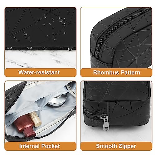 Likesing Damen Perioden-Tasche aus Leder, Aufbewahrungstasche für Damenbinden, tragbare Menstruationsbinden-Tasche, kleine Make-up-Tasche (Schwarz)