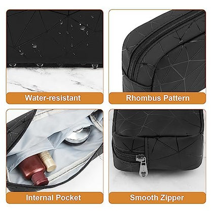 Likesing Damen Perioden-Tasche aus Leder, Aufbewahrungstasche für Damenbinden, tragbare Menstruationsbinden-Tasche, kleine Make-up-Tasche (Schwarz)