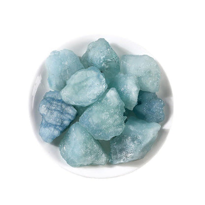 Aquamarin Rohkristalle, Große 1,25-2,0 Zoll Heilsteine, Natürliche Rohsteine zum Trommeln, Cabochonieren, Brunnensteine, Dekoration, Polieren, Drahtwickeln, Wicca & Reiki