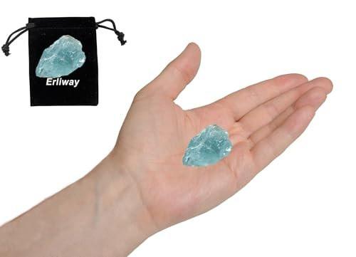 Aquamarin Rohkristalle, Große 1,25-2,0 Zoll Heilsteine, Natürliche Rohsteine zum Trommeln, Cabochonieren, Brunnensteine, Dekoration, Polieren, Drahtwickeln, Wicca & Reiki