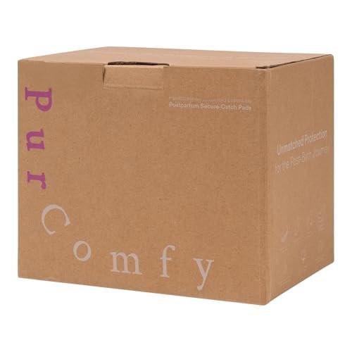 PurComfy 24 Stück Premium Wochenbett-Pads mit Flügeln, große maximale Saugfähigkeit, ultra weich, starker Blutfluss, sicherer Auslaufschutz nach der Geburt