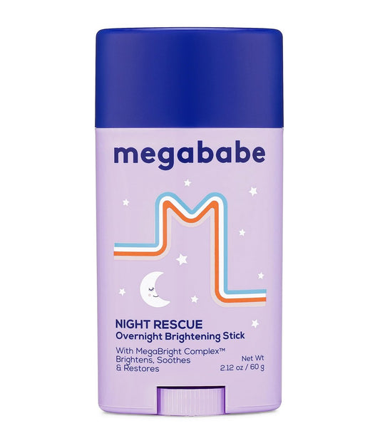 Megababe Night Rescue | Aufhellende & Beruhigende Nachtpflege | 60 ml