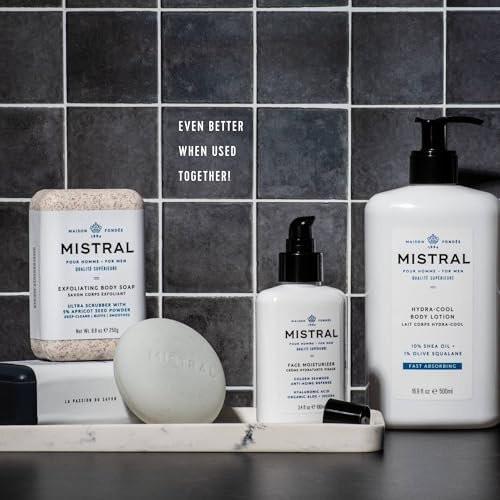 Mistral Festes Shampoo für Männer, Cool Marine – 110 g