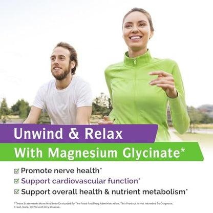 Innate Vitality Magnesium Glycinat 500mg | 70mg Elementares Magnesium – Hoch absorbierbar, nicht gepuffert, vegan & glutenfrei – 120 Kapseln