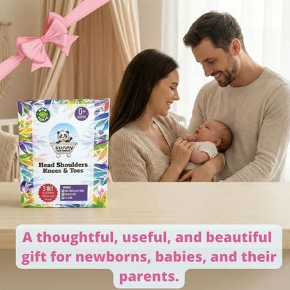 Baby-Kopfbürste und Schwamm-Set – Bade-Essentials für Neugeborene | Milchschorf-Kamm | Baby-Badeschwämme (5er-Pack, Pink)