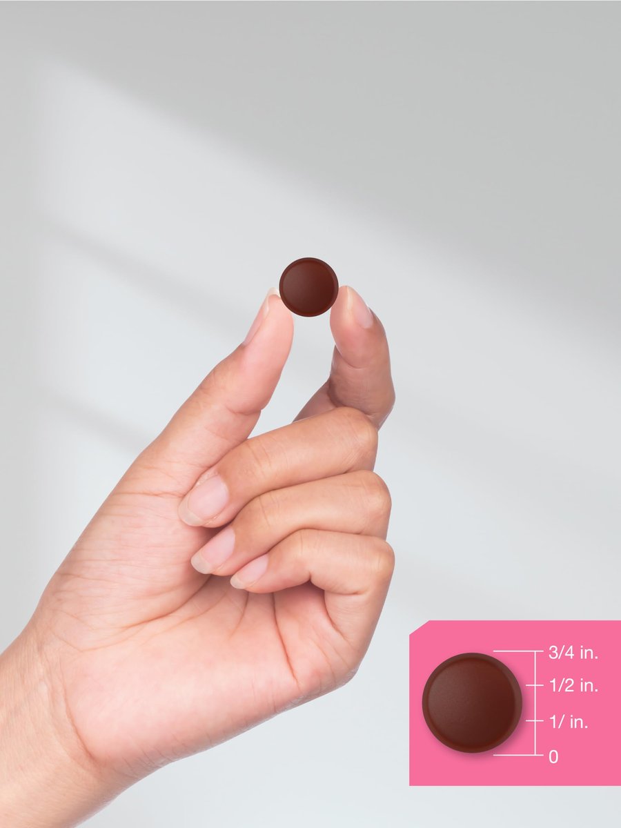 Horbäach Eisen Gummis für Frauen | 70 Stück | Traubengeschmack | Nahrungsergänzung mit B-Vitaminen, Folsäure und Zink | Vegan, Nicht-GVO & Glutenfrei