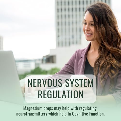 Dilib Magnesium Glycinat Flüssig – 500mg Magnesium, Ashwagandha, L-Theanin & Kamille – Vegan, Erdbeergeschmack – Stressabbau, Knochen- & Muskelunterstützung – 59 ml
