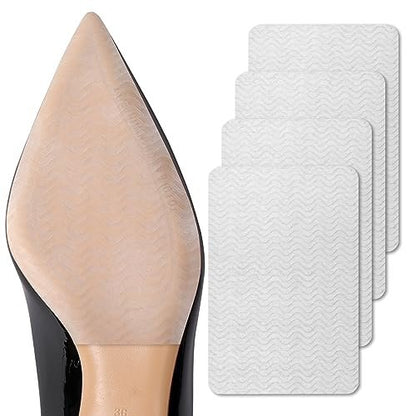 GQTJP Schuhsohlenschutz – Rutschfeste Anti-Rutsch-Pads, transparente Schuhgriffe für besseren Halt