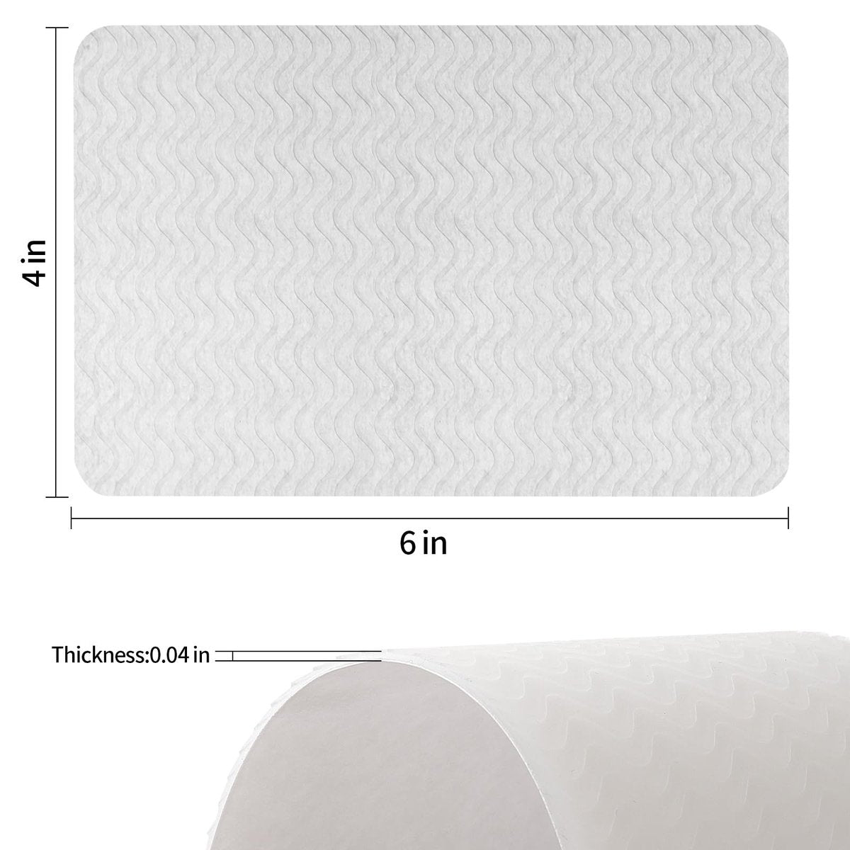 GQTJP Schuhsohlenschutz – Rutschfeste Anti-Rutsch-Pads, transparente Schuhgriffe für besseren Halt