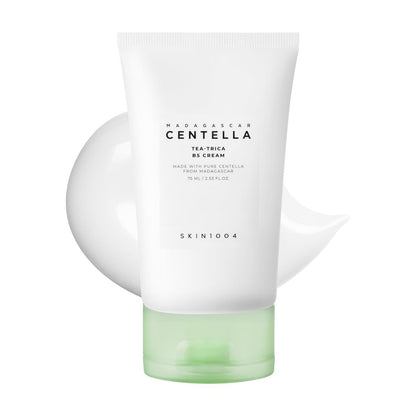SKIN1004 Tea-Trica B5 Cream – Beruhigende & feuchtigkeitsspendende Gesichtscreme mit Centella Asiatica & Panthenol B5, Gel-Cica-Creme mit Teebaum & Centella, koreanische Hautpflege, 75 ml