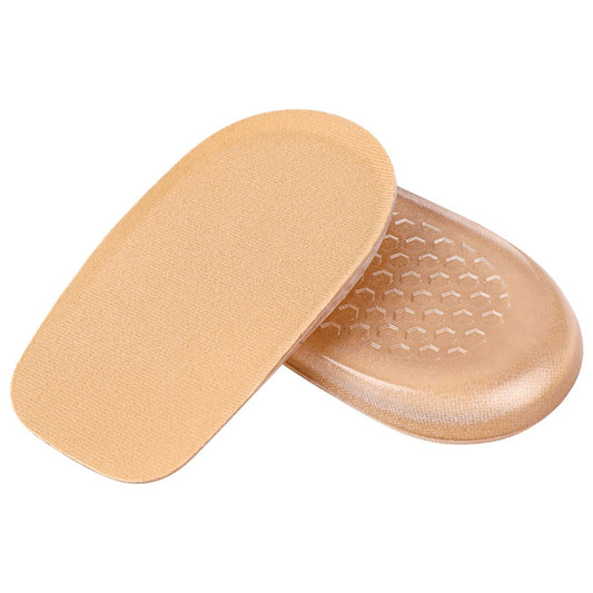 1/2 Zoll Fersenerhöhung für Beinlängendifferenz – Gel-Einlegesohlen zur Höhenvergrößerung, weiche Schuheinlagen für Damen und Herren, ungleiche Beine, bequeme halbe Fußsohlen bei Fersenschmerzen