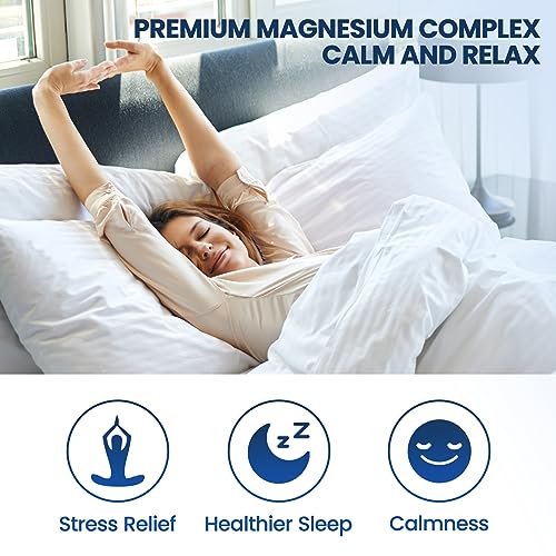 dilib Triple Magnesium Komplex – Magnesium Glycinat, Citrat, Malat flüssige Tropfen 500 mg mit Ashwagandha, L-Theanin, Vitamin B6 für Stressabbau, Schlaf, Muskeln – Erdbeergeschmack