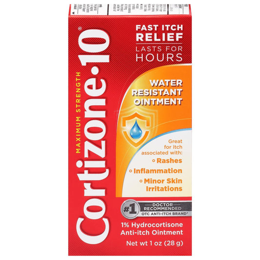Cortizone-10, wasserfestes Anti-Juckreiz-Ointment, 28 g