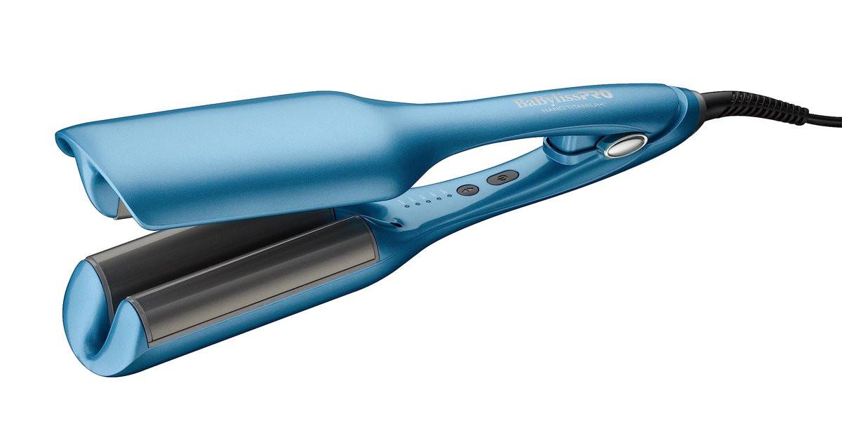 BaBylissPRO Ionischer Deep Waver – Titanium-Styling für tiefe Wellen (Blau)