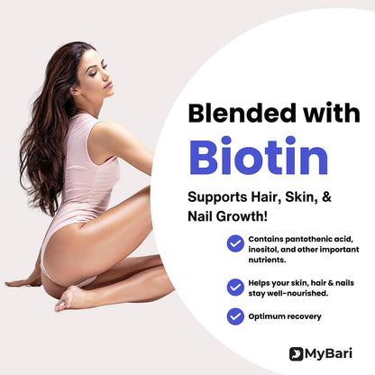 MyBari All-in-One Bariatrisches Multivitamin mit Eisen – Hergestellt in den USA – für Männer & Frauen – Unterstützt Magenverkleinerung & Bypass mit 42+ Obst- & Gemüsemischung – 60 flüssige Kapseln