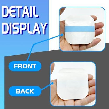 Wasserdichte G7 Overpatch-Folie für Dexcom G7 – 100 Stück, transparent, atmungsaktiv, hautfreundlich, bis zu 10 Tage Halt