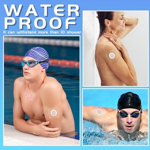 Wasserdichte G7 Overpatch-Folie für Dexcom G7 – 100 Stück, transparent, atmungsaktiv, hautfreundlich, bis zu 10 Tage Halt