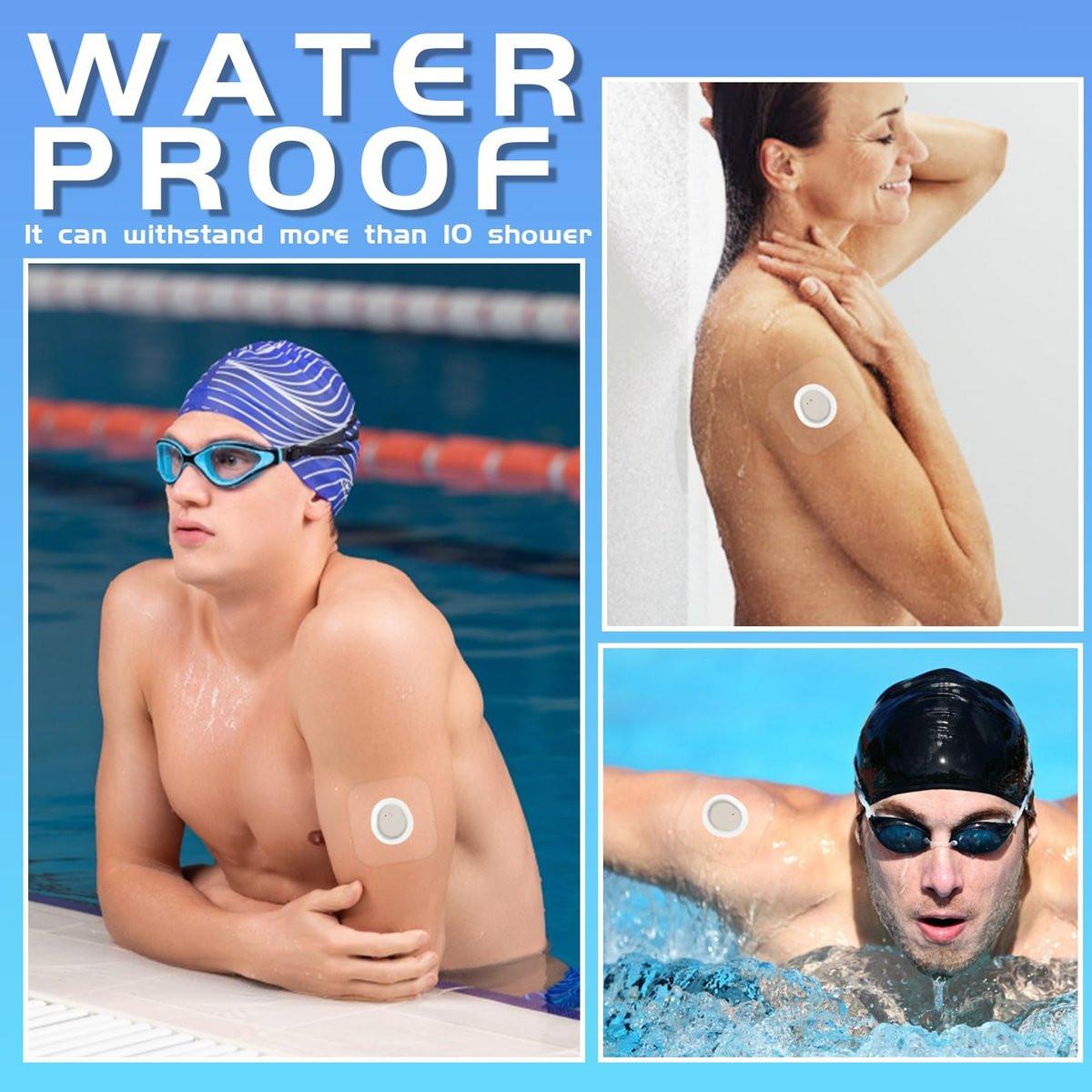 Wasserdichte G7 Overpatch-Folie für Dexcom G7 – 100 Stück, transparent, atmungsaktiv, hautfreundlich, bis zu 10 Tage Halt