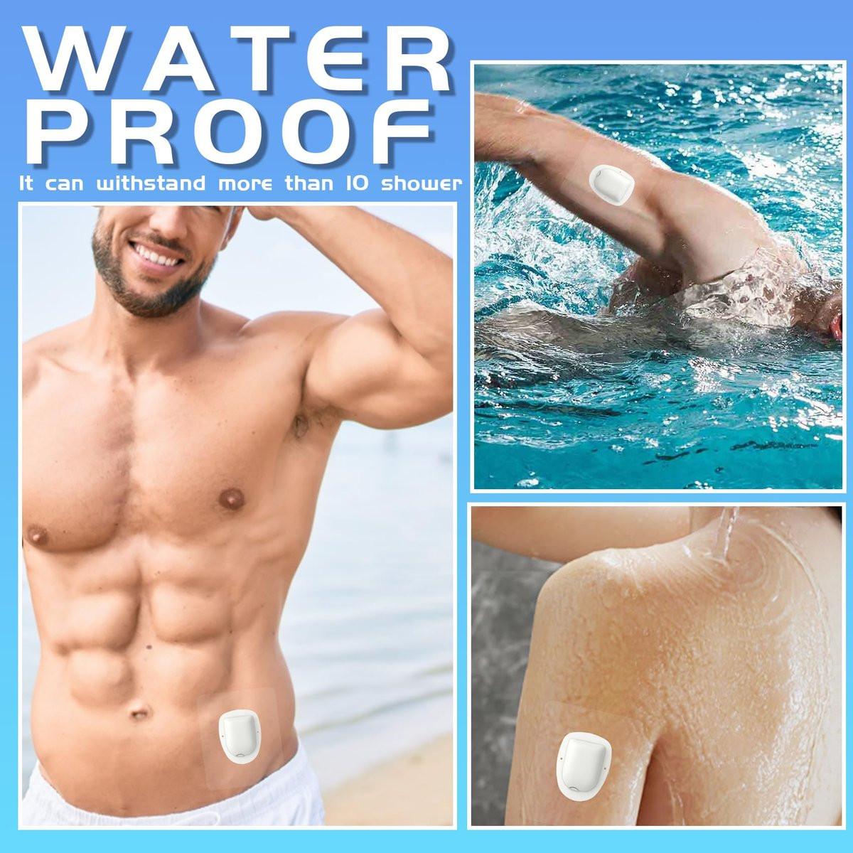 Wasserdichte Aufkleber für Omnipod 5 – 50er-Pack Haftpflaster, wasser- und schweißfest, hält bis zu 10 Tage (Sensor nicht enthalten)