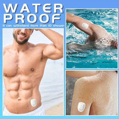 Wasserdichte Aufkleber für Omnipod 5 – 50er-Pack Haftpflaster, wasser- und schweißfest, hält bis zu 10 Tage (Sensor nicht enthalten)