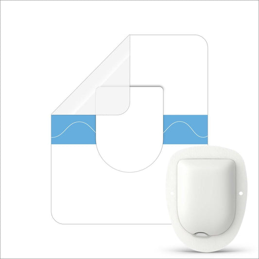 Wasserdichte Aufkleber für Omnipod 5 – 50er-Pack Haftpflaster, wasser- und schweißfest, hält bis zu 10 Tage (Sensor nicht enthalten)