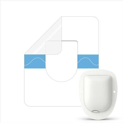 Wasserdichte Aufkleber für Omnipod 5 – 50er-Pack Haftpflaster, wasser- und schweißfest, hält bis zu 10 Tage (Sensor nicht enthalten)