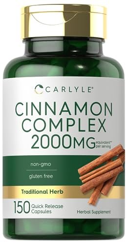 Carlyle Ceylon Zimt Komplex mit Gymnema und Maulbeere | 150 Kapseln | Non-GMO, Glutenfrei