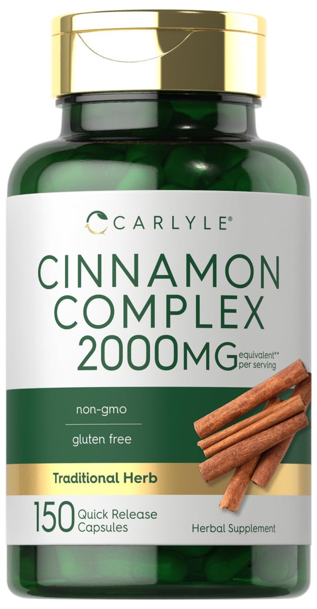 Carlyle Ceylon Zimt Komplex mit Gymnema und Maulbeere | 150 Kapseln | Non-GMO, Glutenfrei