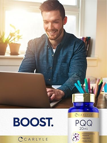 Carlyle PQQ Supplement 20 mg | 60 Kapseln | Non-GMO & Glutenfrei
