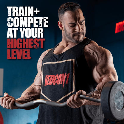 REDCON1 Total War Pre Workout Baja Bomb – Beta Alanin + Citrullin Malat Keto-freundliches Preworkout für Männer & Frauen mit 320 mg Koffein – Schnell wirkend (30 Portionen)