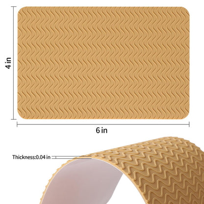 Ashoesert Sohlenschutz für High Heels – Gelbe Anti-Rutsch-Pads für Schuhsohlen, selbstklebend, Silikon (2 Paar)