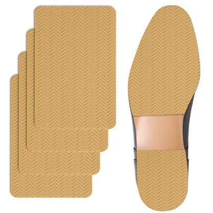 Ashoesert Sohlenschutz für High Heels – Gelbe Anti-Rutsch-Pads für Schuhsohlen, selbstklebend, Silikon (2 Paar)