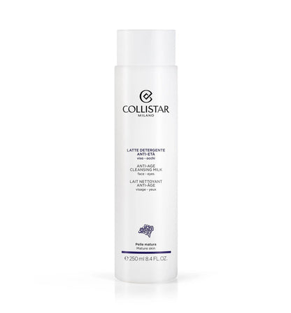 Collistar Anti-Age Reinigungsmilch für Gesicht und Augen, 250 ml, Made in Italy