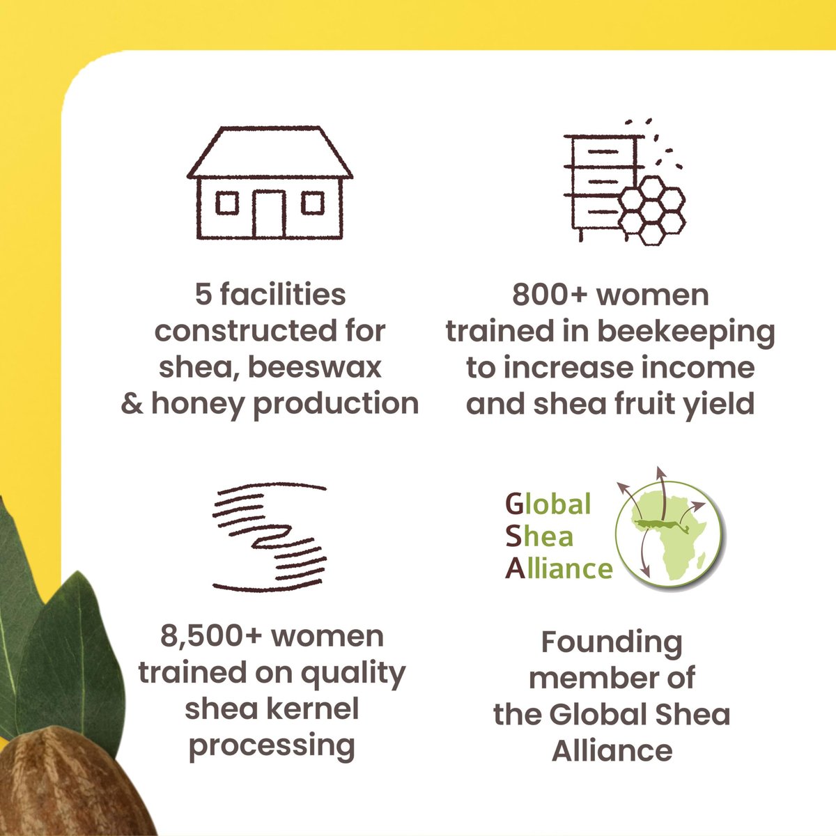 Burt's Bees Shea + Tropical Fruit Verwöhnende Hand- und Körperbutter, nicht fettend, antioxidantienreich für strahlende Haut, nicht reizend, Hautpflege natürlichen Ursprungs, 311 g