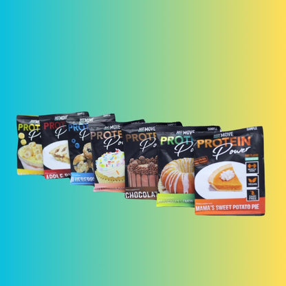 Just Move Protein Probierpaket Bundle – 7 Geschmacksrichtungen