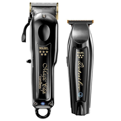 Wahl Professional Kabelloser Barber Combo, Magic Clip & Detailer Li, Lithium-Ionen-Akku, 100 Minuten Laufzeit