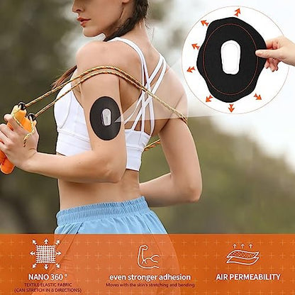 Wasserfeste Klebepflaster für Dexcom G6 – 20er-Pack Overpatch, CGM-Schutz, schweißbeständig für 14 Tage, geeignet für Sport (G6, Schwarz)