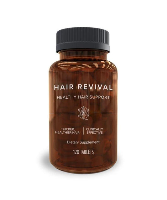 Isagenix Hair Revival – Natürliches Haarwachstum & Haarverdichtung – Unterstützt gesunde Kopfhaut – Mit Biotin, Aminosäuren, Bananenblütenextrakt & mehr – 120 Tabletten (60 Portionen)