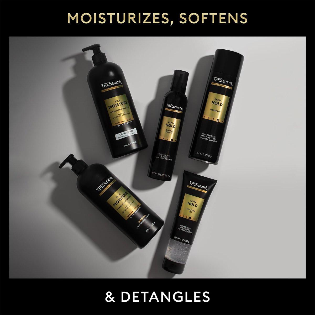 TRESemmé Shaping Mousse, Extra Hold, Reisespray 12er-Pack – Feuchtigkeitsspendender Haarschaum für Formgebung, 24h Frizz-Kontrolle, 2 Oz pro Flasche