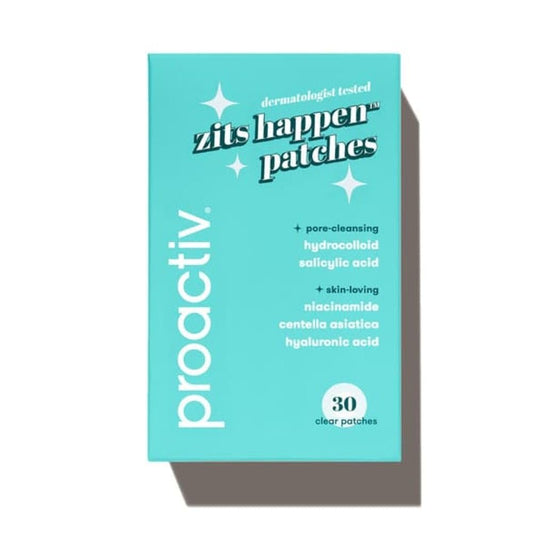Proactiv Zits Happen® Hydrokolloid-Akne-Pflaster – Pickel-Pflaster für Gesicht und Rücken mit salicylsäurehaltiger Porenreinigung – 30 Stück