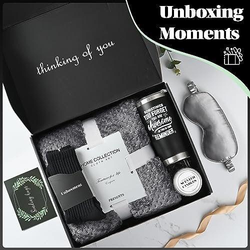 UNBOXMENT Care Paket für Männer – Kranker Freund, Genesungsgeschenke für Ihn, Gute Besserung Korb, Denk an Dich Box