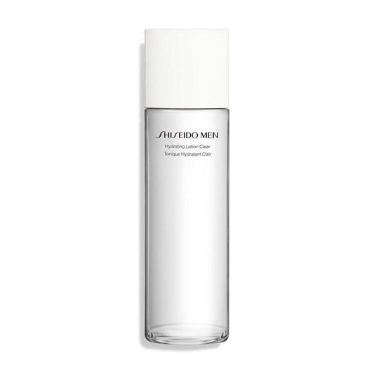 Shiseido Men Hydrating Lotion Clear - 5 oz - 12-Stunden-Feuchtigkeitspflege & sichtbare Verbesserung von Rauheit - Nicht komedogen - Für alle Hauttypen - Parabenfrei & Mineralölfrei