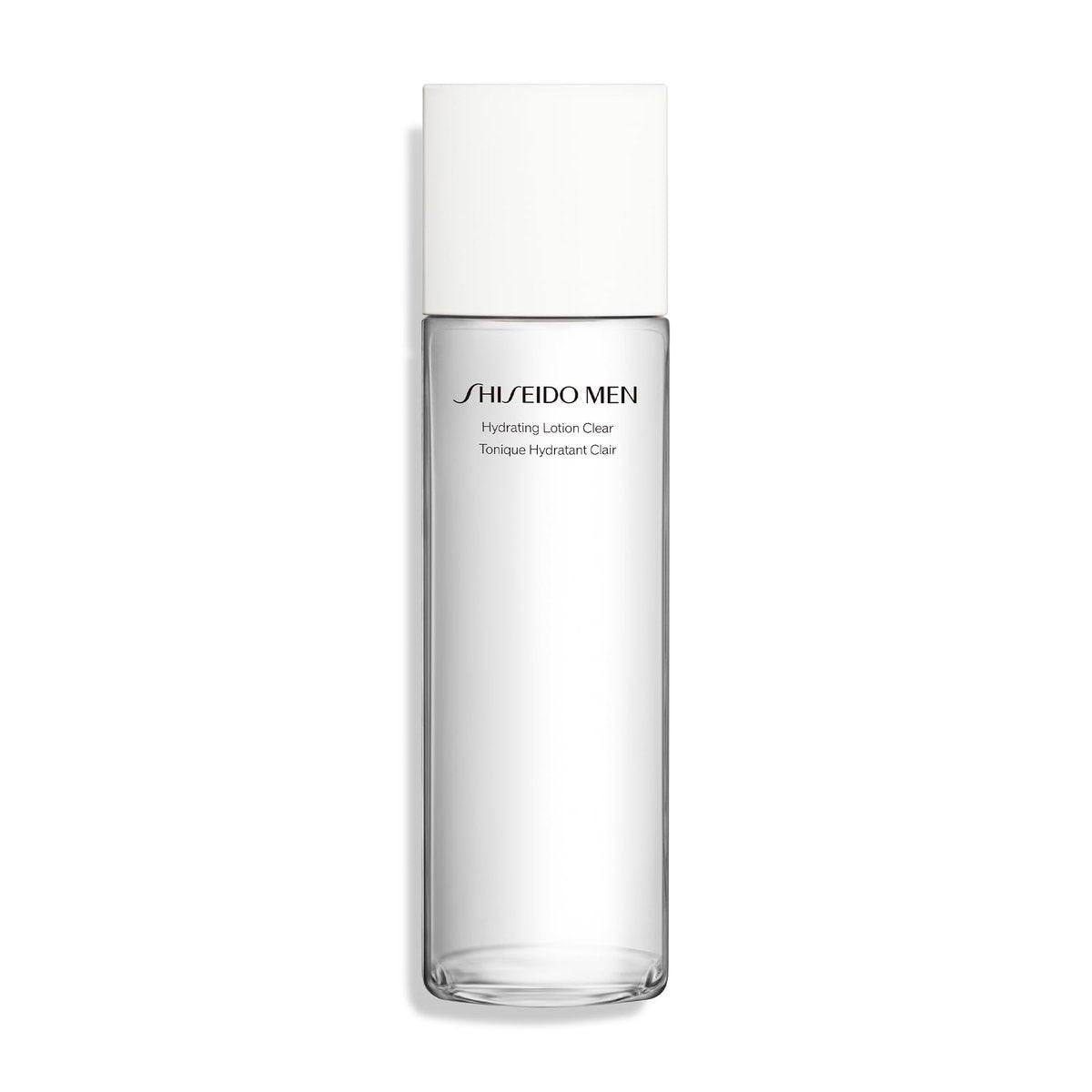 Shiseido Men Hydrating Lotion Clear - 5 oz - 12-Stunden-Feuchtigkeitspflege & sichtbare Verbesserung von Rauheit - Nicht komedogen - Für alle Hauttypen - Parabenfrei & Mineralölfrei