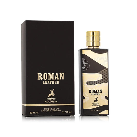 Maison Alhambra Roman Leather 2,7 oz Eau de Parfum – Lederglanz für Männer und Frauen