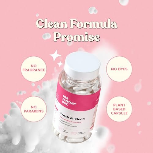 Her Fantasy Box | Fresh & Clean – Borsäure für pH-Balance, Geruchskontrolle & Komfort – 30 Kapseln