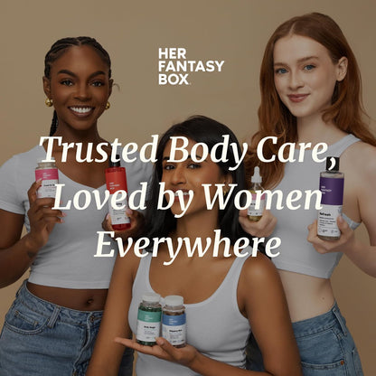 Her Fantasy Box | Body Magic | Chlorophyll-Kapseln – 30 vegane Kapseln für Entgiftung, Verdauung, Darmgesundheit, Hautunterstützung und fettige Haut – Natürlicher Energie-Booster