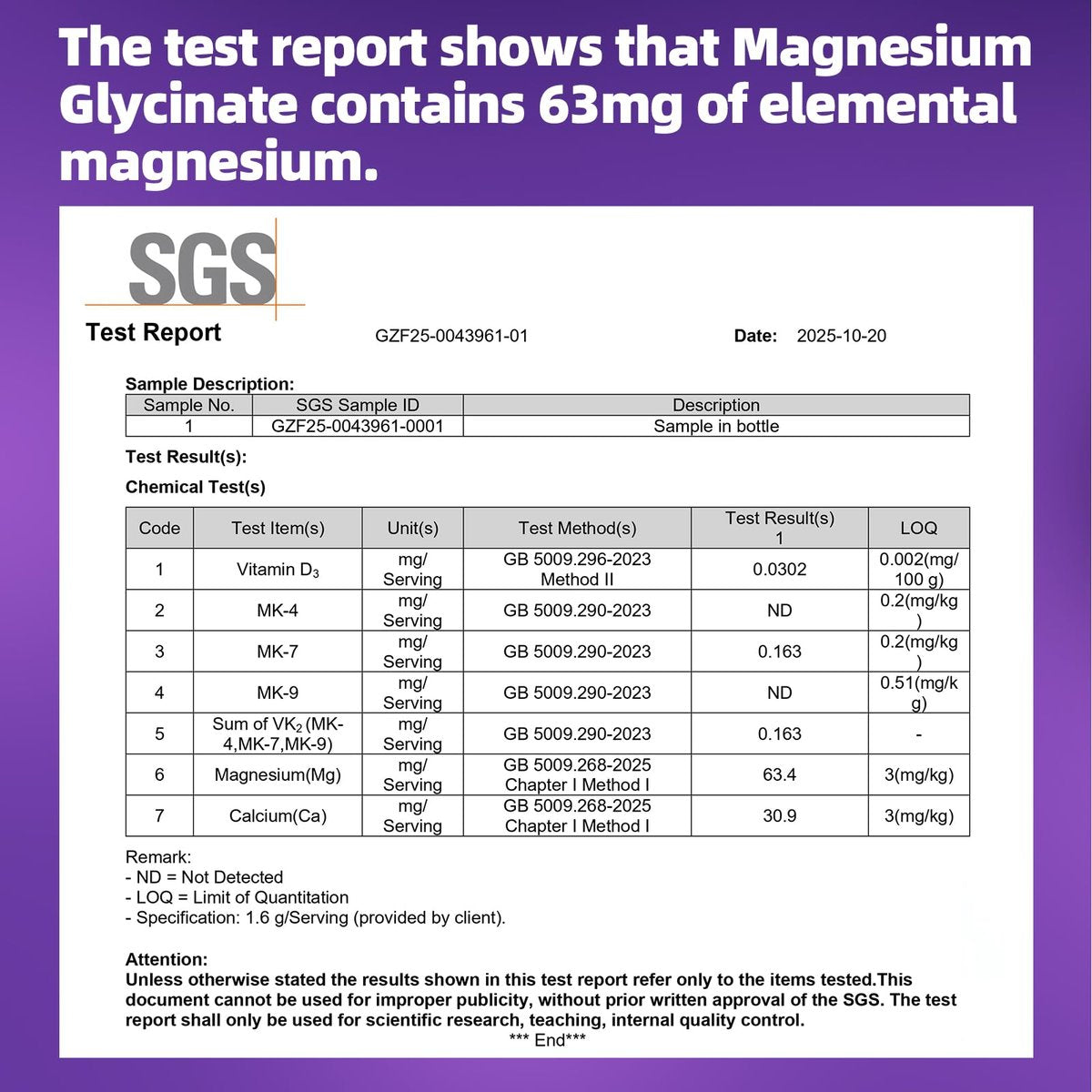Magnesium Glycinat 400mg Weichkapseln – Kleine, leicht zu schluckende, hochabsorbierbare Magnesiumergänzung mit Vitamin D3 & K2 für Schlaf, Entspannung, Ruhe, Muskel- und Knochengesundheit, 120 Gelkapseln